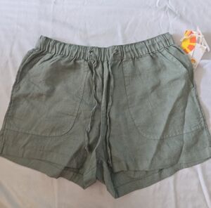 C&C California High-Waist Drawstring Shorts - Sage